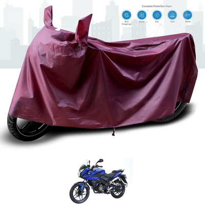 KEDIT Two Wheeler Cover for Bajaj(Pulsar AS 150, Maroon)