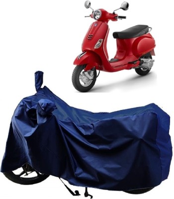 Autoprime Two Wheeler Cover for Piaggio(Vespa LX, Blue)