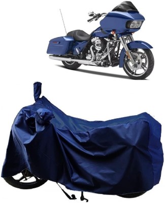 AutoFave Two Wheeler Cover for Harley Davidson(Road Glide Special, Blue)