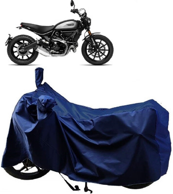 Autoprime Two Wheeler Cover for Ducati(Scrambler Icon, Blue)