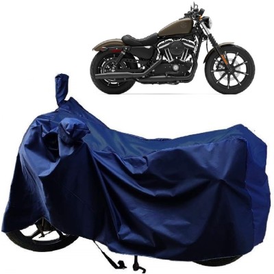 AutoKick Two Wheeler Cover for Harley Davidson(XL 883, Blue)