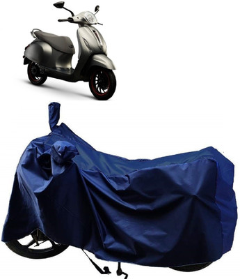 AutoFave Two Wheeler Cover for Bajaj(Chetak, Blue)