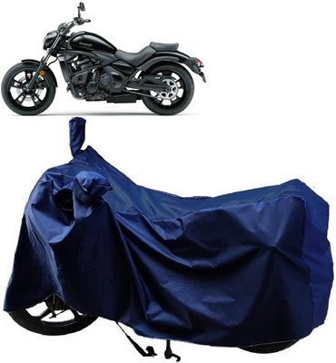 AutoFave Two Wheeler Cover for Kawasaki(Vulcan S, Blue)