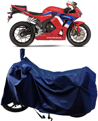 Autoprime Waterproof Two Wheeler Cover for Honda(CBR 600 RR, Blue)