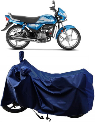 ANTOFY Two Wheeler Cover for Hero(HF Deluxe, Blue)