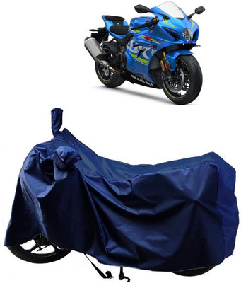 AutoFave Two Wheeler Cover for Suzuki(GSX-R1000 ABS, Blue)