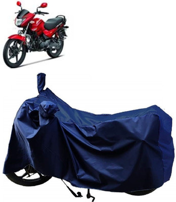 AutoFave Two Wheeler Cover for Hero(Glamour Programmed FI, Blue)
