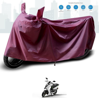 KEDIT Two Wheeler Cover for Ather(450, Maroon)