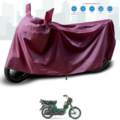 KEDIT Two Wheeler Cover for TVS(Heavy Duty Super XL, Maroon)