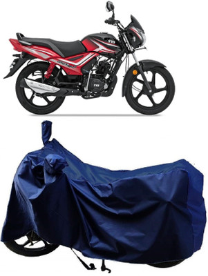 ANTOFY Two Wheeler Cover for TVS(Star, Blue)