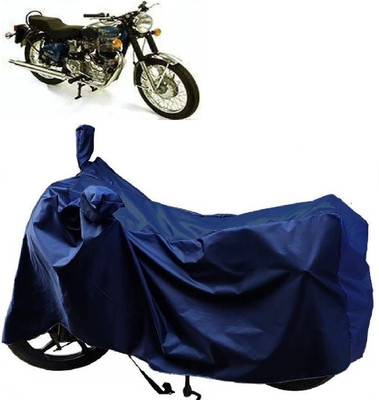 AutoKick Two Wheeler Cover for Royal Enfield(Machismo 500, Blue)