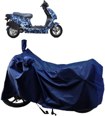 Autoprime Two Wheeler Cover for Hero(Electric AXLHE-20, Blue)