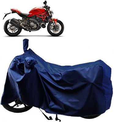 AutoFave Two Wheeler Cover for Ducati(Monster 821, Blue)