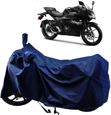AutoKick Two Wheeler Cover for Suzuki(Gixxer SF 150, Blue)