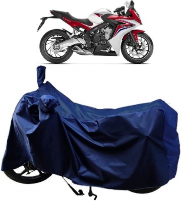 Autoprime Two Wheeler Cover for Honda(CBR 650F, Blue)