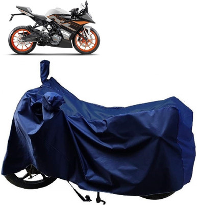 AutoFave Two Wheeler Cover for KTM(RC 125 BS6, Blue)