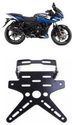 SRPHERE Number Plate Frame Holder Tail Tidy Black For Pulsar 220F Bike Number Plate Bike Number Plate(Iron 10 cm  x  15 cm)