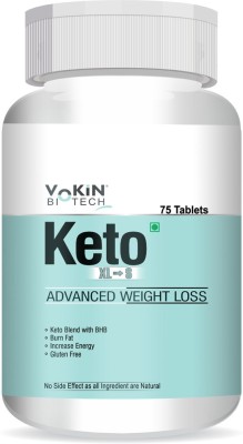 Vokin Biotech Keto XL To S Advanced Natural Weight Loss | Fat Burner For Women And Men(75 Tablets)