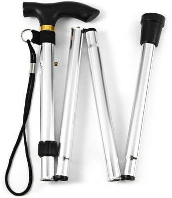 nandinikunj four folding height adjestable walking stick for old age people Walking Stick