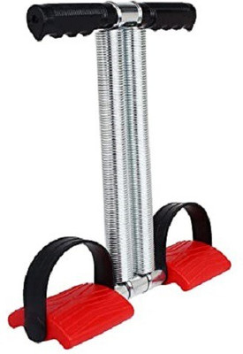 Guruji SINGLE SPRING TUMMY TRIMMER Ab Exerciser(Red)