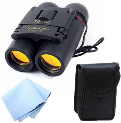 Zinzo Portable 30x60 Folding Day Night vision Zoomable HD View Binoculars(60 mm , Black)