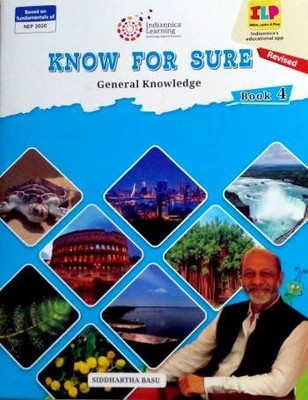 Indiannica Learning_Know For Sure General Knowledge_Class 4_(Edition 2022)(Paperback, Siddharth Basu)
