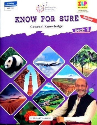 Indiannica Learning_Know For Sure General Knowledge_Class 1_(Edition 2022)(Paperback, Siddhartha Basu)