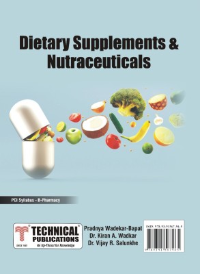 Dietary Supplements and Nutraceuticals for B. PHARMACY - PCI SYLLABUS - Textbook(Paperback, Pradnya Wadekar-Bapat,, Dr. Kiran A. Wadekar,, Dr. Vijay R. Salunkhe)