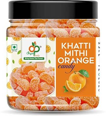 Organic Purify Orange Candy|Narangee Toffee|Orange Flavoured Toffee (Pack of 400gm) Jar Pack Orange Toffee
