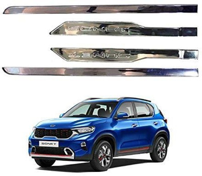 cardeck KIA Sonet door side beading full chrome Car Beading Roll For Door(10 m)