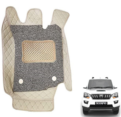 Auto Hub Leatherite 7D Mat For  Mahindra Scorpio(Beige)