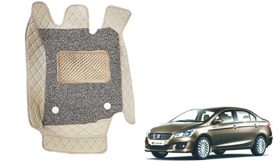 Auto Hub Leatherite 7D Mat For  Maruti Suzuki Ciaz(Beige)