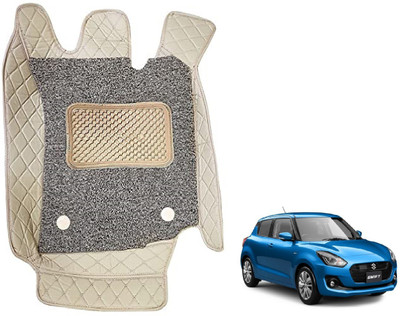 Auto Hub Leatherite 7D Mat For  Maruti Suzuki Swift(Beige)