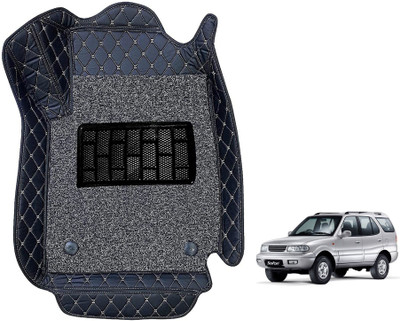 Auto Hub Leatherite 7D Mat For  Tata Safari Dicor(Black)