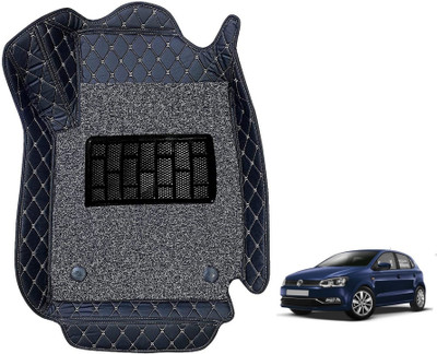 Auto Hub Leatherite 7D Mat For  Volkswagen Polo(Black)