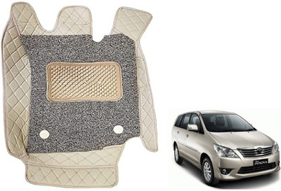 Auto Hub Leatherite 7D Mat For  Toyota Innova(Beige)