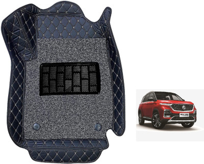 MOCKHE Leatherite 7D Mat For  MG Hector Plus(Black)
