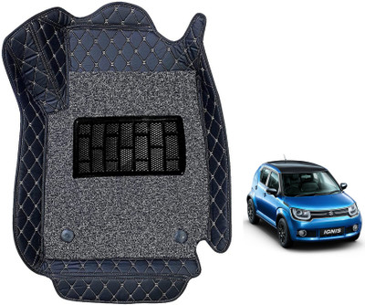MOCKHE Leatherite 7D Mat For  Maruti Suzuki Ignis(Black)