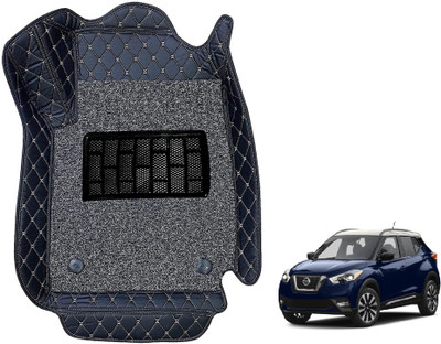 Auto Hub Leatherite 7D Mat For  Nissan KICKS(Black)