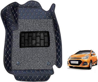 Auto Hub Leatherite 7D Mat For  Hyundai Grand i10(Black)