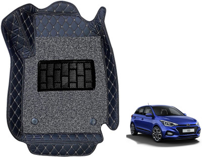 Auto Hub Leatherite 7D Mat For  Hyundai Elite i20(Black)