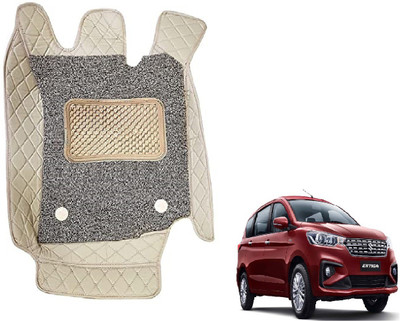 Auto Hub Leatherite 7D Mat For  Maruti Suzuki Ertiga(Beige)