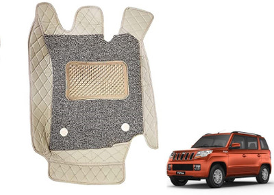 Auto Hub Leatherite 7D Mat For  Mahindra TUV 300(Beige)