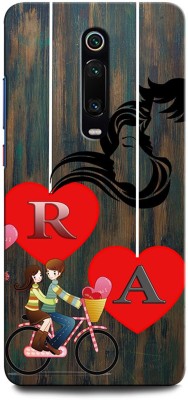 ORBIQE Back Cover for Redmi K20 Pro RA, R LOVE A, A LOVE R, R LETTER, A LETTER, RA NAME(Multicolor, Hard Case, Pack of: 1)