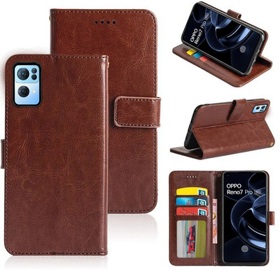 BOZTI Back Cover for Oppo Reno7 Pro 5G, Oppo Reno 7 Pro 5G(Brown, Grip Case, Pack of: 1)