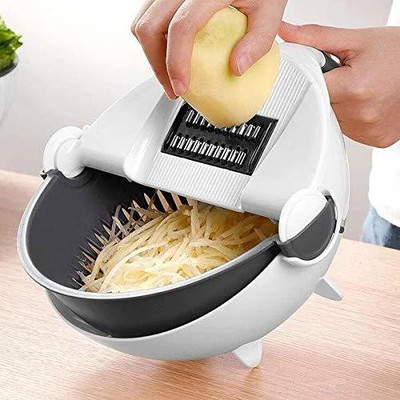 GVJ TRADERS MULTIFUNCTIONAL CUTTER/SLICER SHREDDER Vegetable & Fruit Grater & Slicer (1) Vegetable & Fruit Grater & Slicer(1)