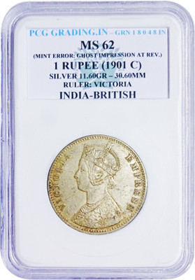 the coins MS 62 1901(C) Medieval Coin Collection(1 Coins)