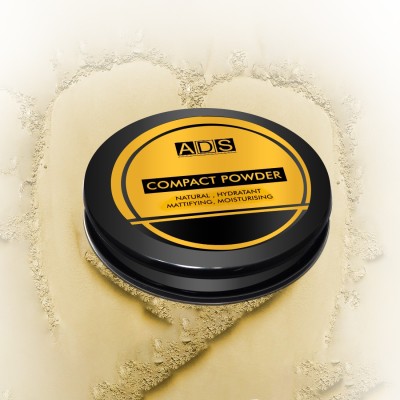 ADS Good Choice India ADS Oil Control Compact Pressed Powder, Biege (CP02) Compact(Biege, 25 g)