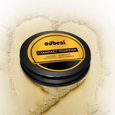 adbeni Oil Control Compact Pressed Powder Compact(Brown, 15 g)