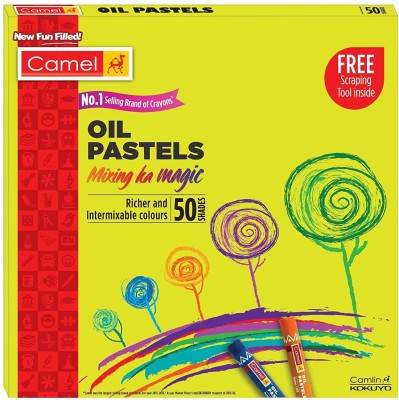 Camlin Oil Pastel (50 Shades) Pack of 1